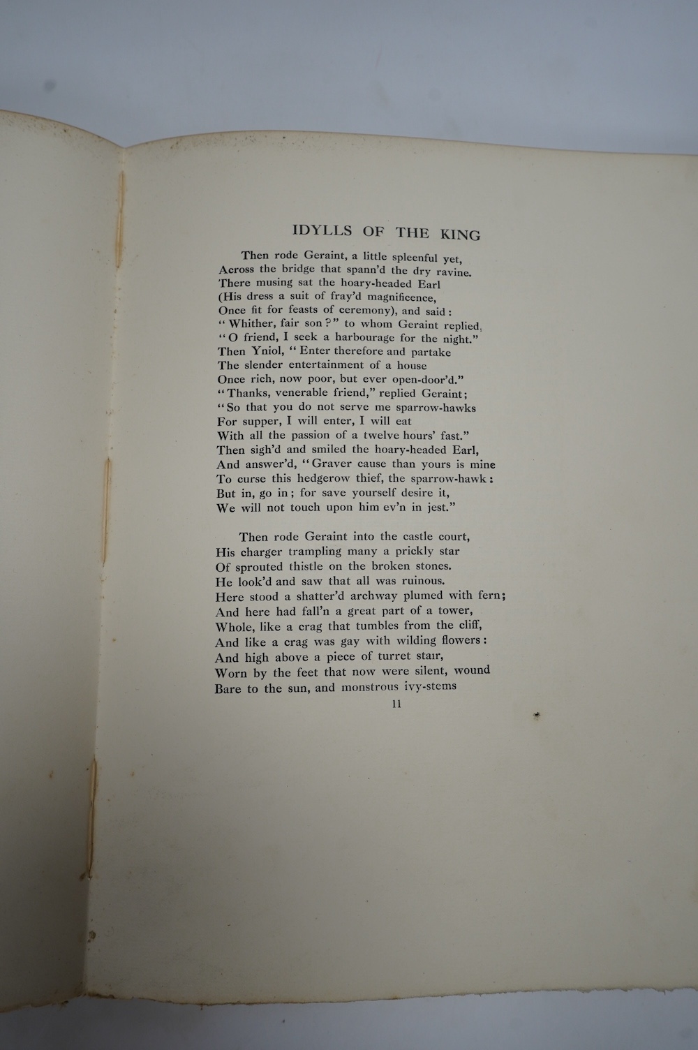 Colour plate books -9 works - Tennyson, Alfred Lord - Idylls of the Kings, illustrated by Eleanor Forstescue Brickdale, with 21 tipped-in colour plates, 4to, half cloth, Hodder and Stoughton, London, [1921]; Wheeler Wilc